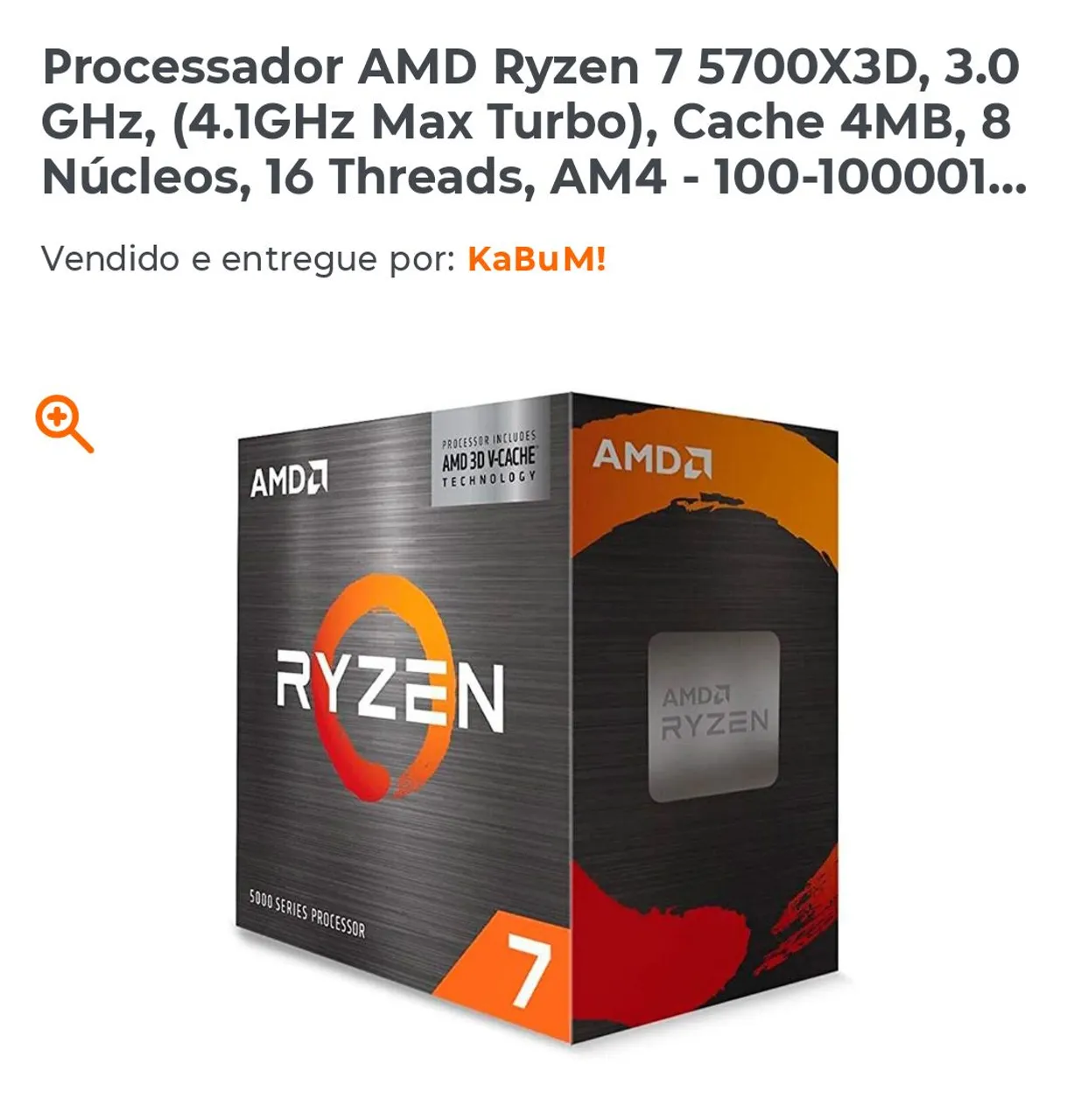 Ryzen 7 5700X3D - Processadores - Jardim Cidália, São Paulo