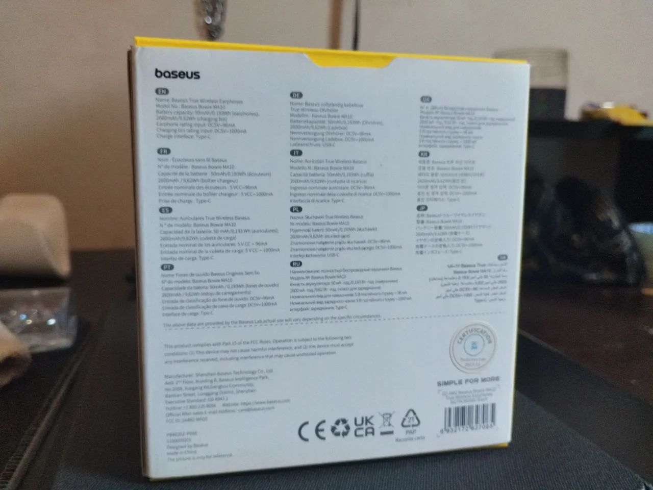 Fone Bluetooth Baseus MA 10  - Foto 3
