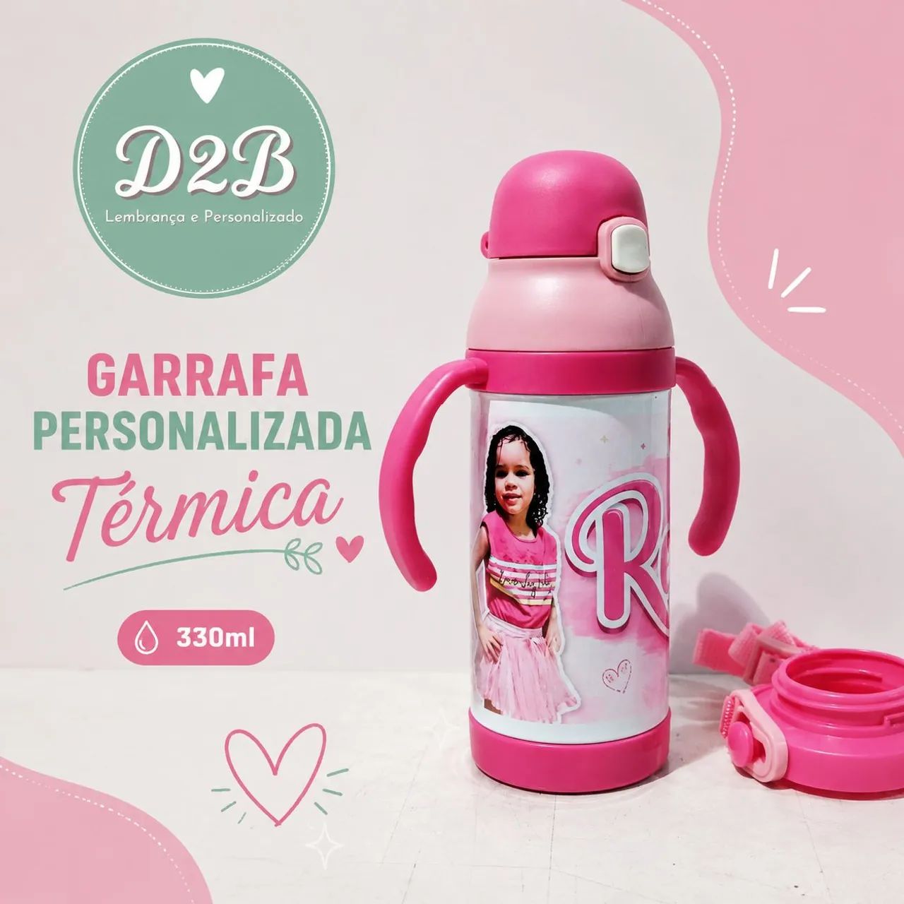 COPO  E GARRAFA TÉRMICA