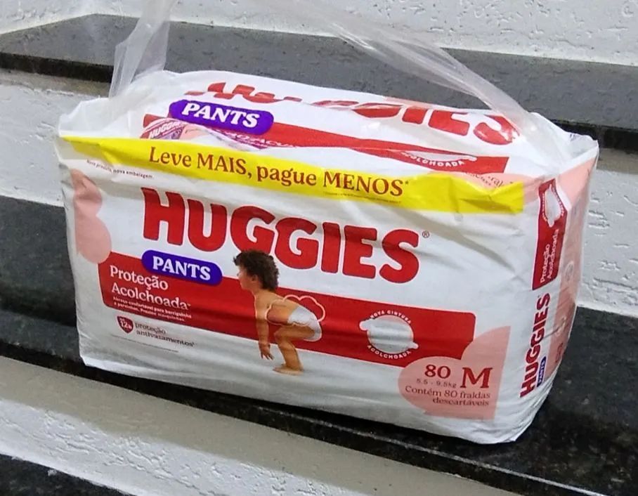 Fralda Huggies M pct 80 und. - Foto 3