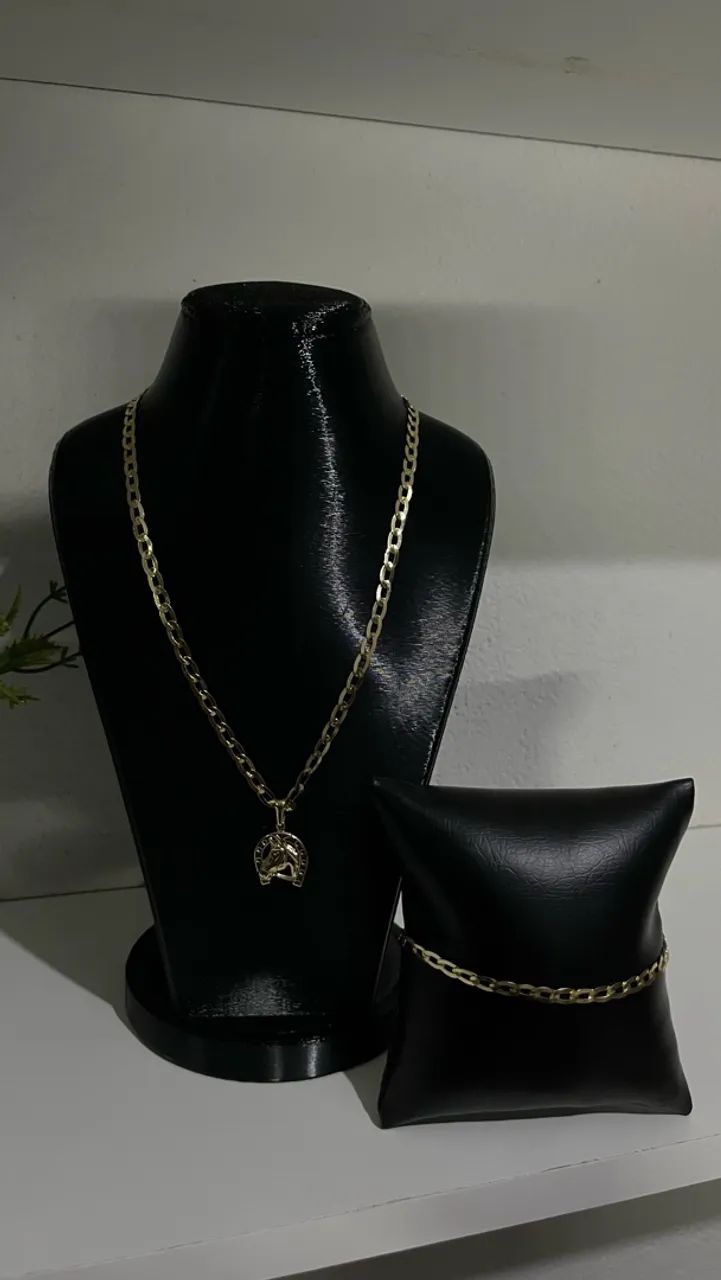Correntes banhadas a ouro 18k