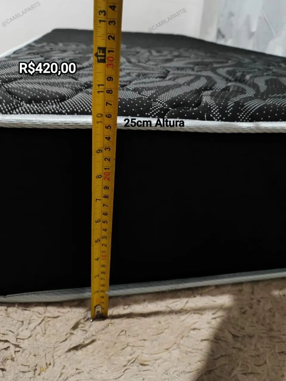 Colchão Solteiro Espuma  D23 e eps (NOVO)