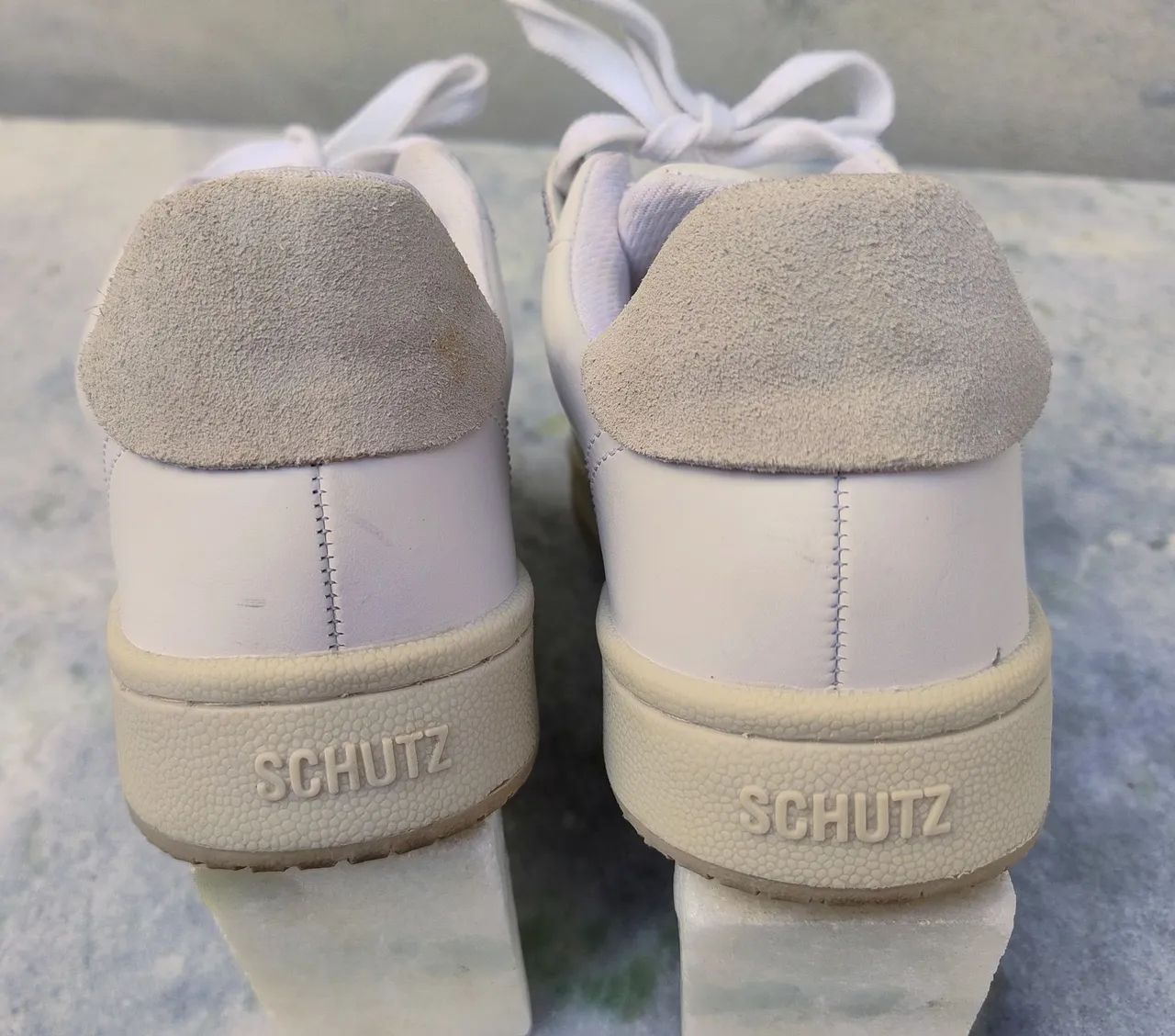Tênis Schulz Feminino Branco 34 - Foto 3