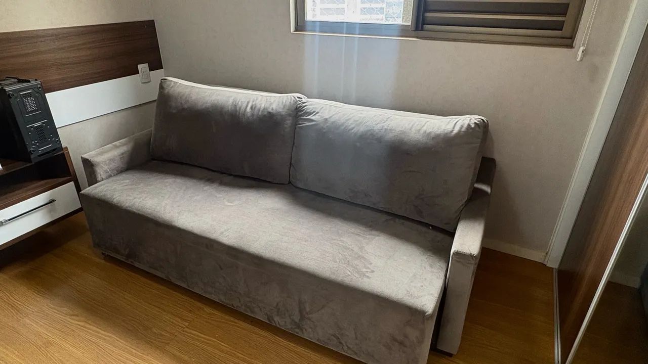 SOFA-CAMA EM ESTADO DE NOVO! 