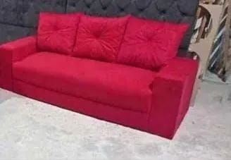 Sofá com almofadas( uma peça) Direto da fábrica  - Foto 4