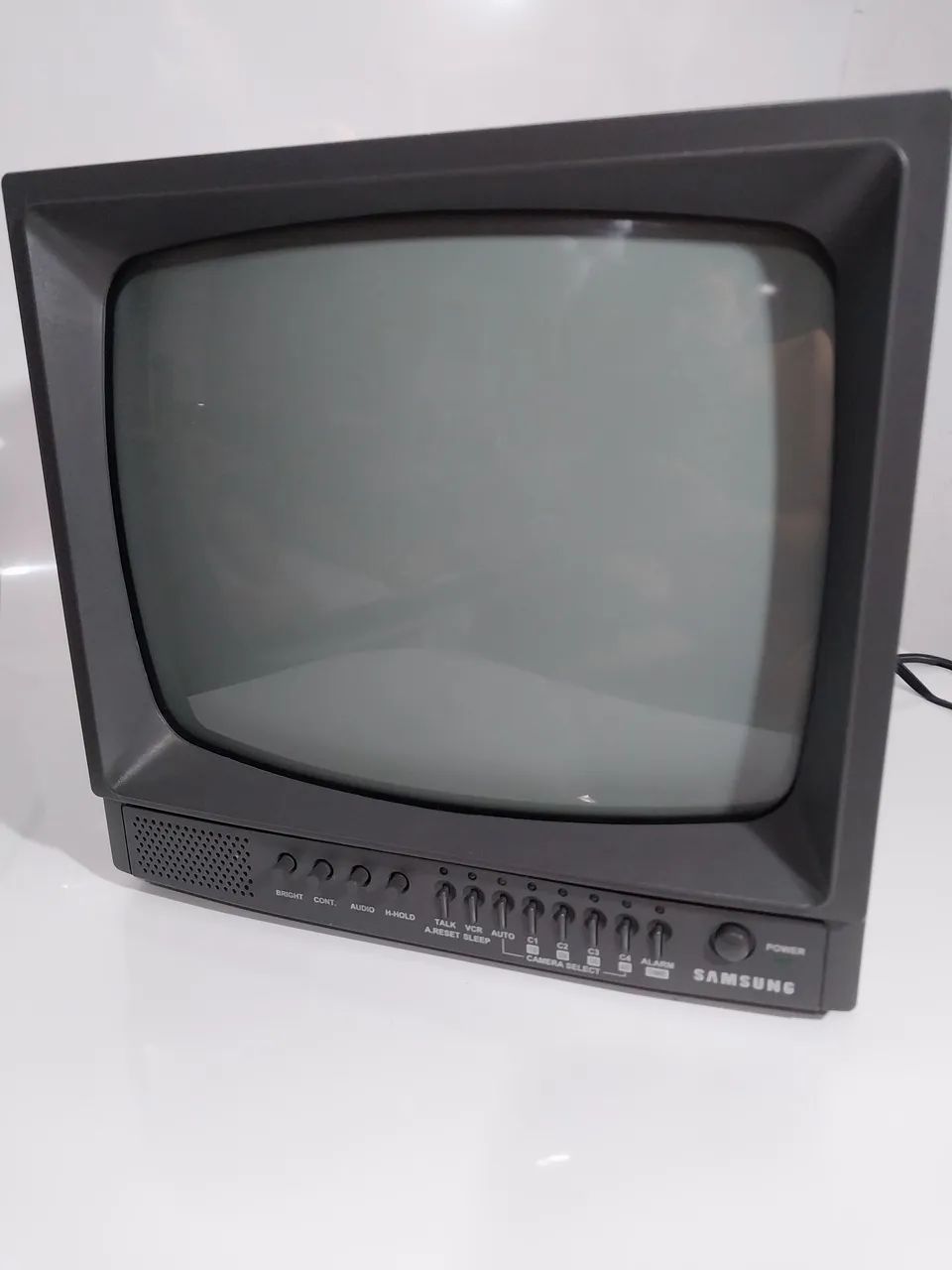 Monitor preto e branco samsung 12 polegadas novo com DVD lenoxx novo também - Foto 4