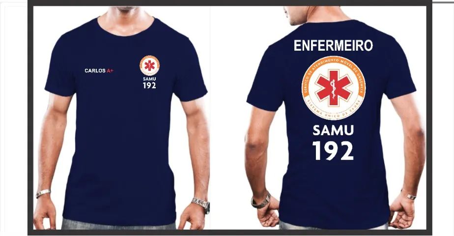 Camiseta SAMU Personalizada