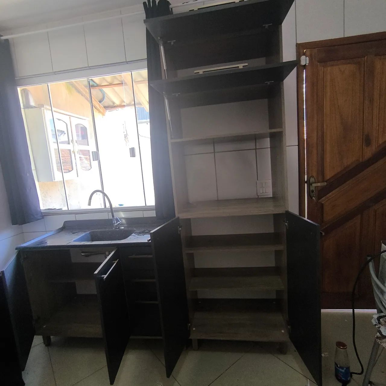 JOGO DE COZINHA MODULADO (TORRE E BANCADA DA PIA) - Foto 3