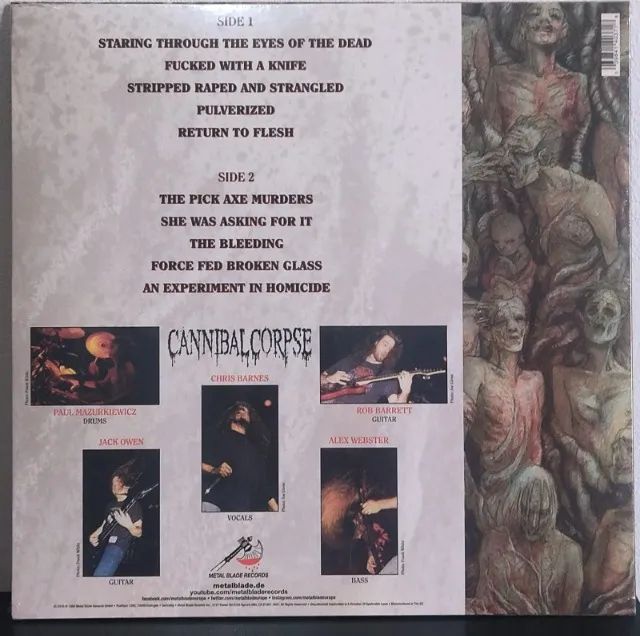 LP Cannibal Corpse - The Bleeding (180g+Pôster) - Foto 2