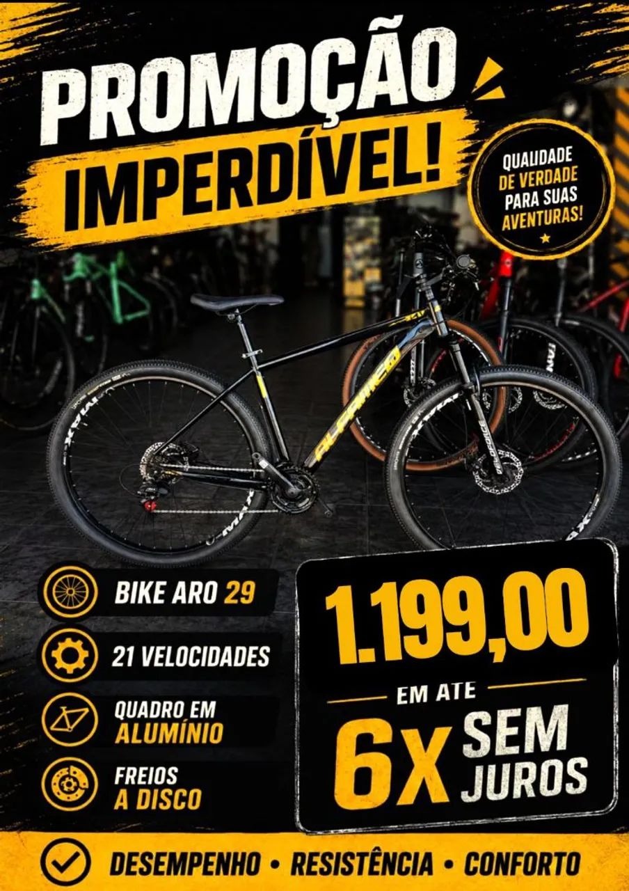 Imperdível super promoção de Bicicleta Aro29