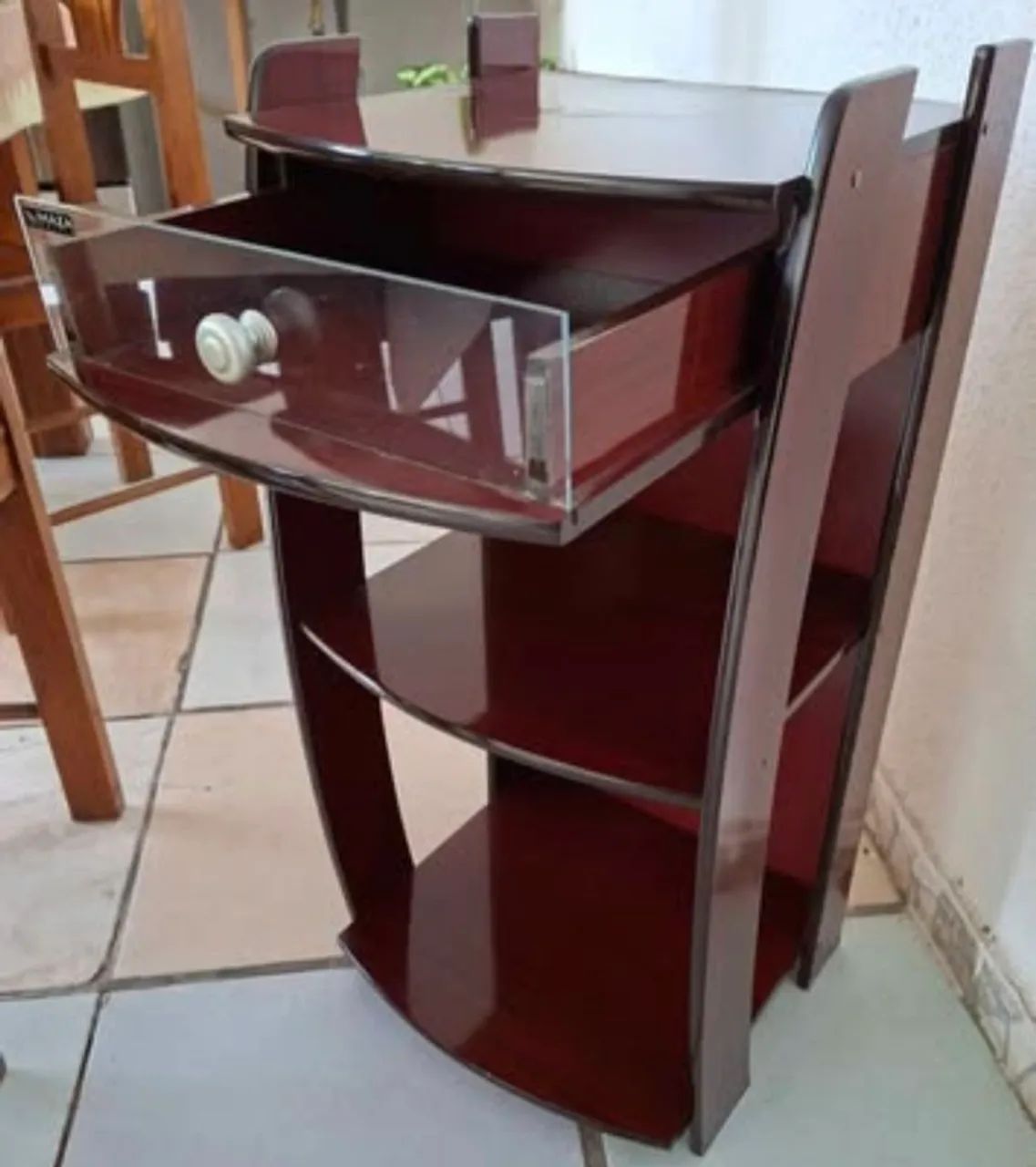 Mesinha de telefone com gaveta - Foto 3