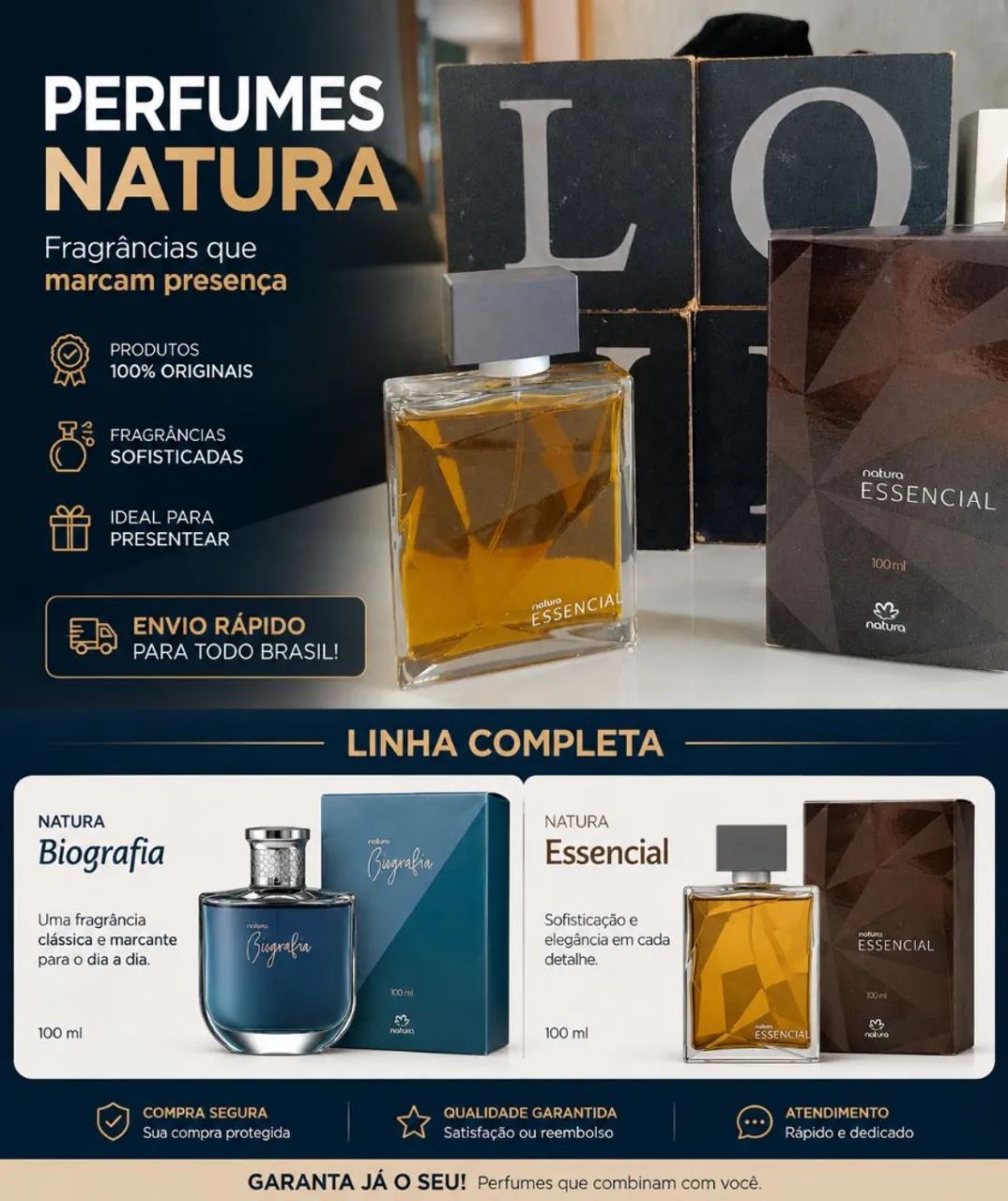 Perfume Essencial 100 ml 