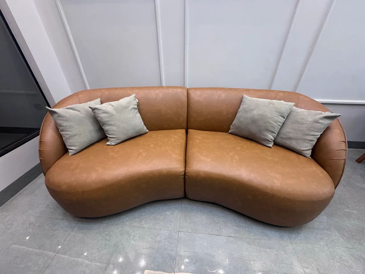 Sofá orgânico courissimo alto padrão 
