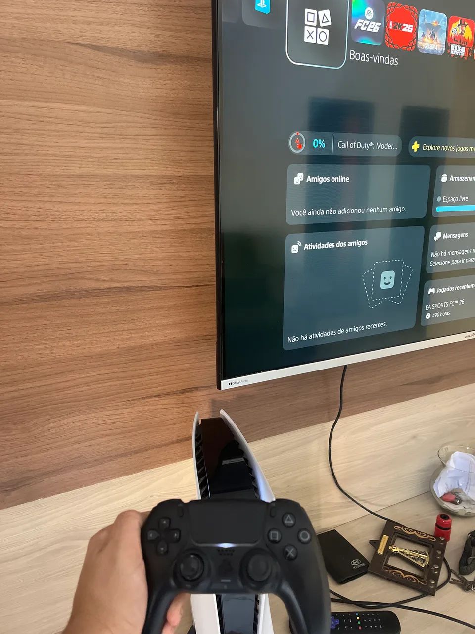 PS5 + 2 controles + nota fiscal e caixa  - Foto 3