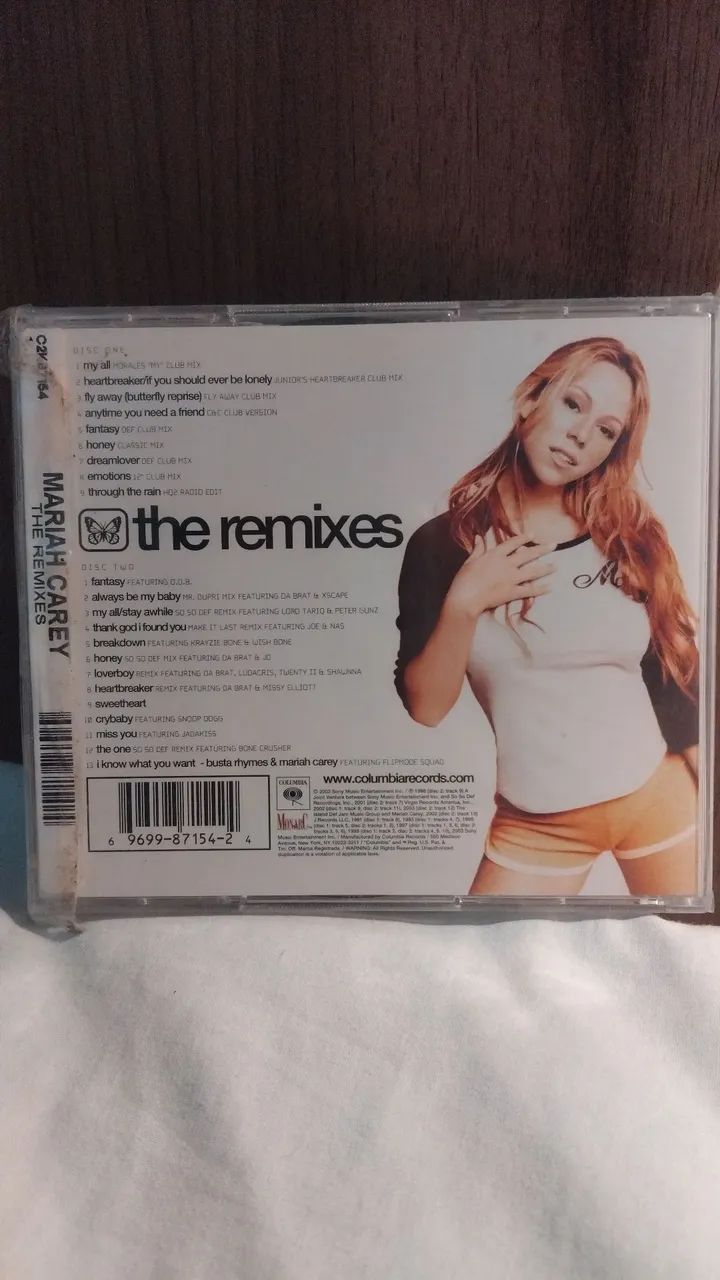 CD Duplo Mariah Carey The Remixes Importado - CDs, DVDs etc