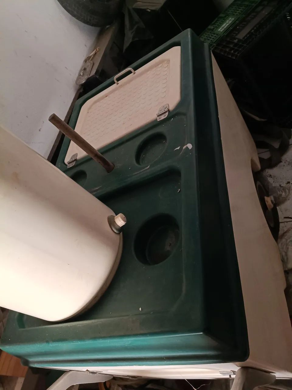 Carrinho de água de coco 