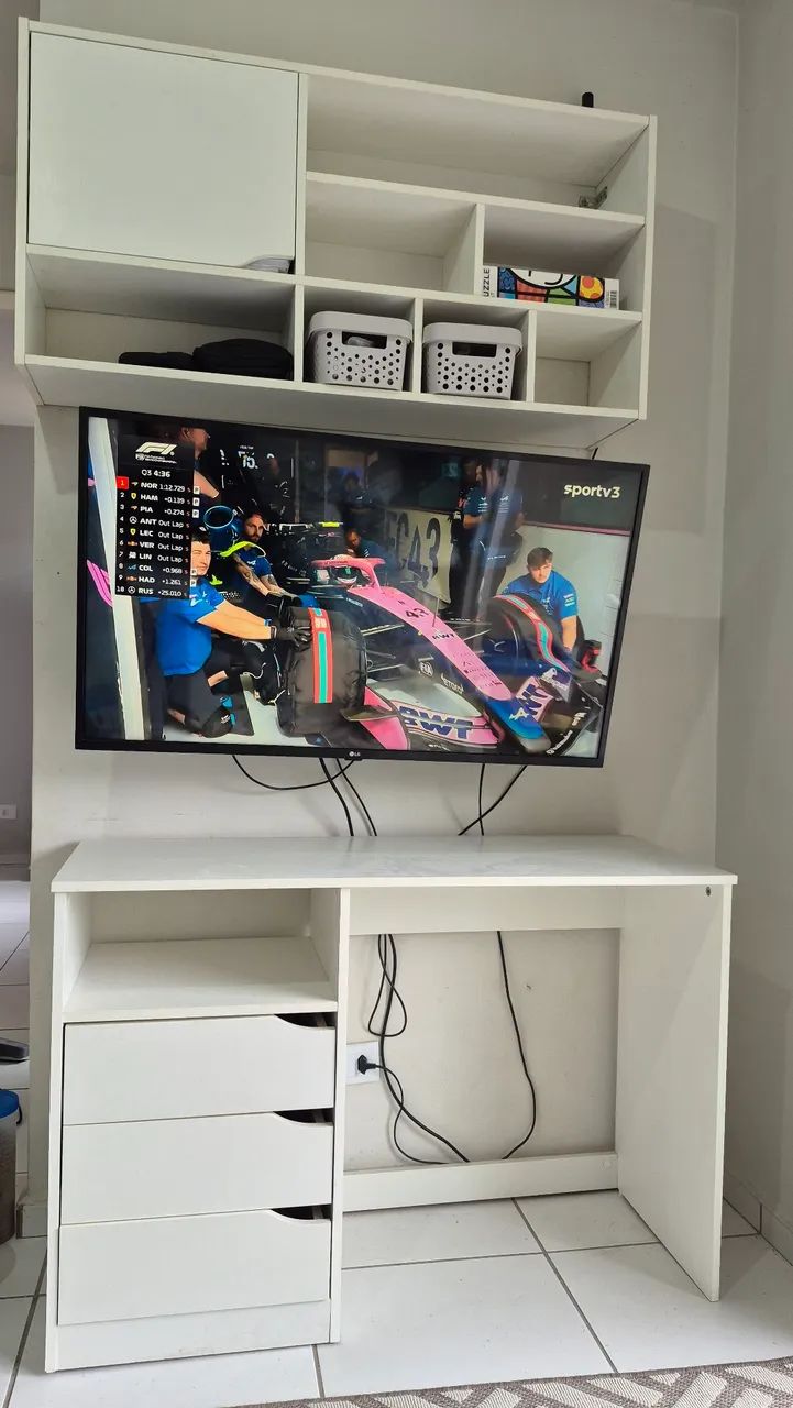 Escrivaninha e estante tok stok