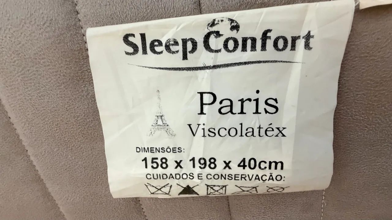 Colchão Sleep Confort Paris Viscolátex de 40 cm - Foto 4