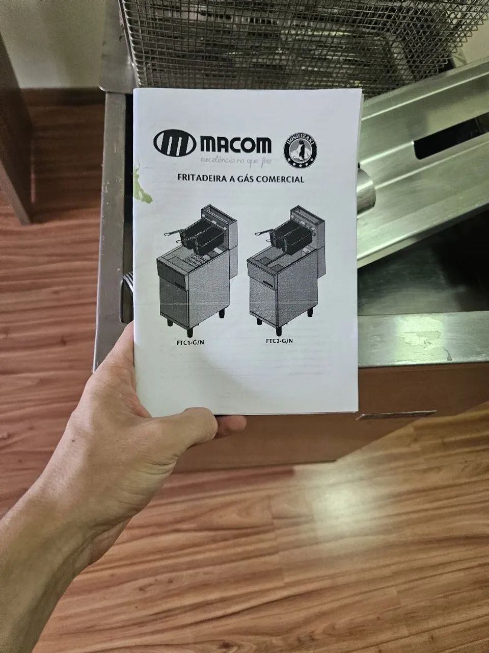 Fritadeira Industrial Macom Gás 25L