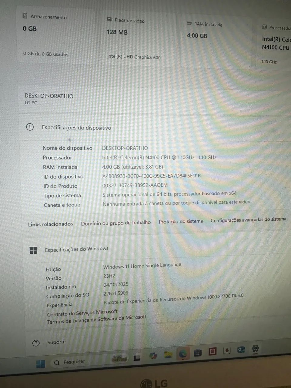 PC LG ALL IN ONE - PROCESSADOR INTEL - - Foto 3