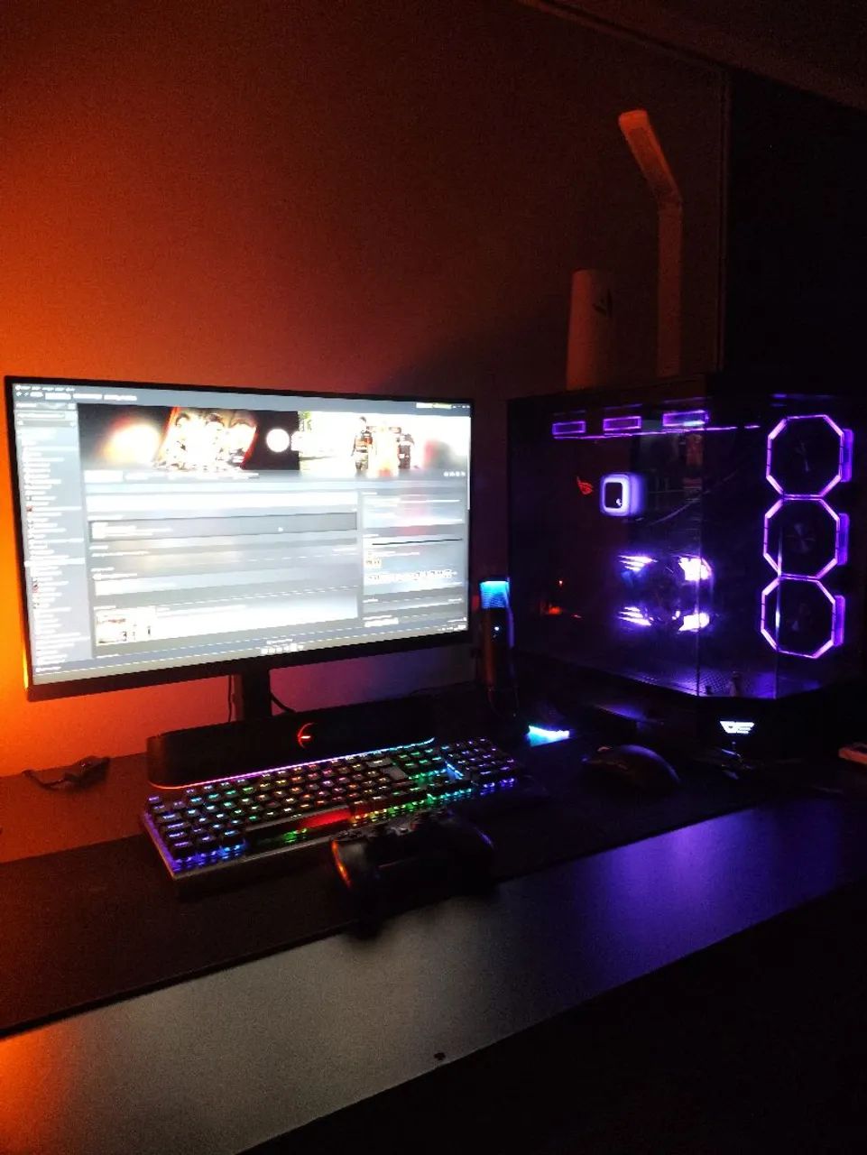 Pc gamer completo - com periféricos e cadeira.