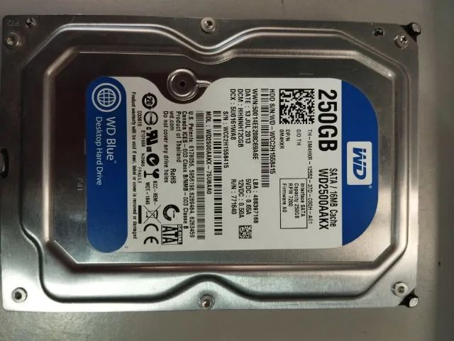 HD 250G -  WD2500AAKX  