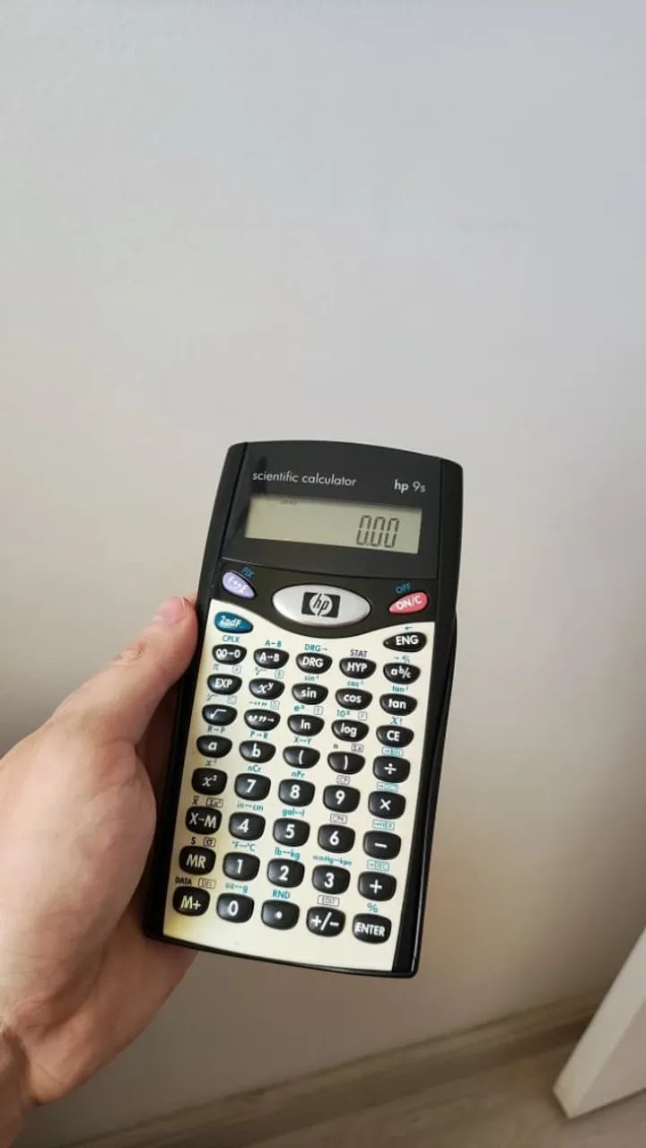 Calculadora Científica HP 9S - Perfeito estado | Completa (manual + bateria)