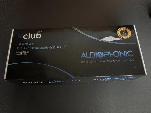 Kit Duas Vias Audiophonic Club K.c 6.3 6 Polegadas 160w Rms