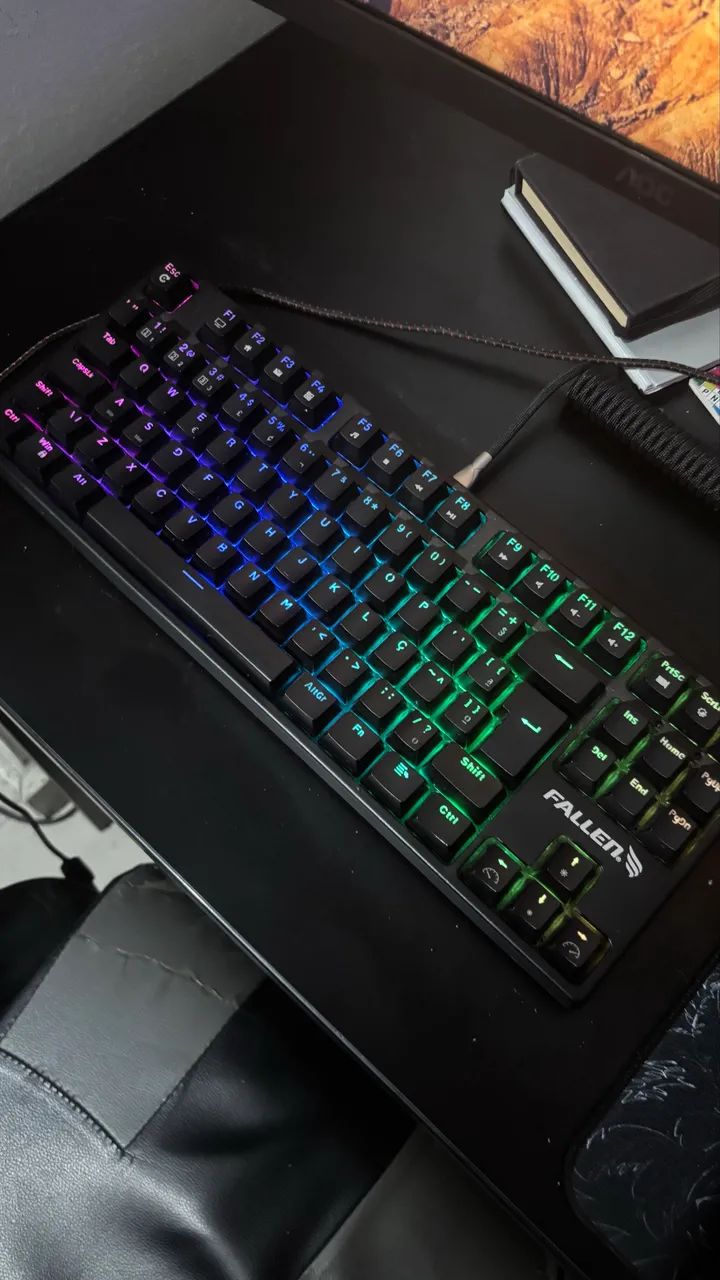 Teclado Fallen Pantera TKL Switch Azul - Foto 3