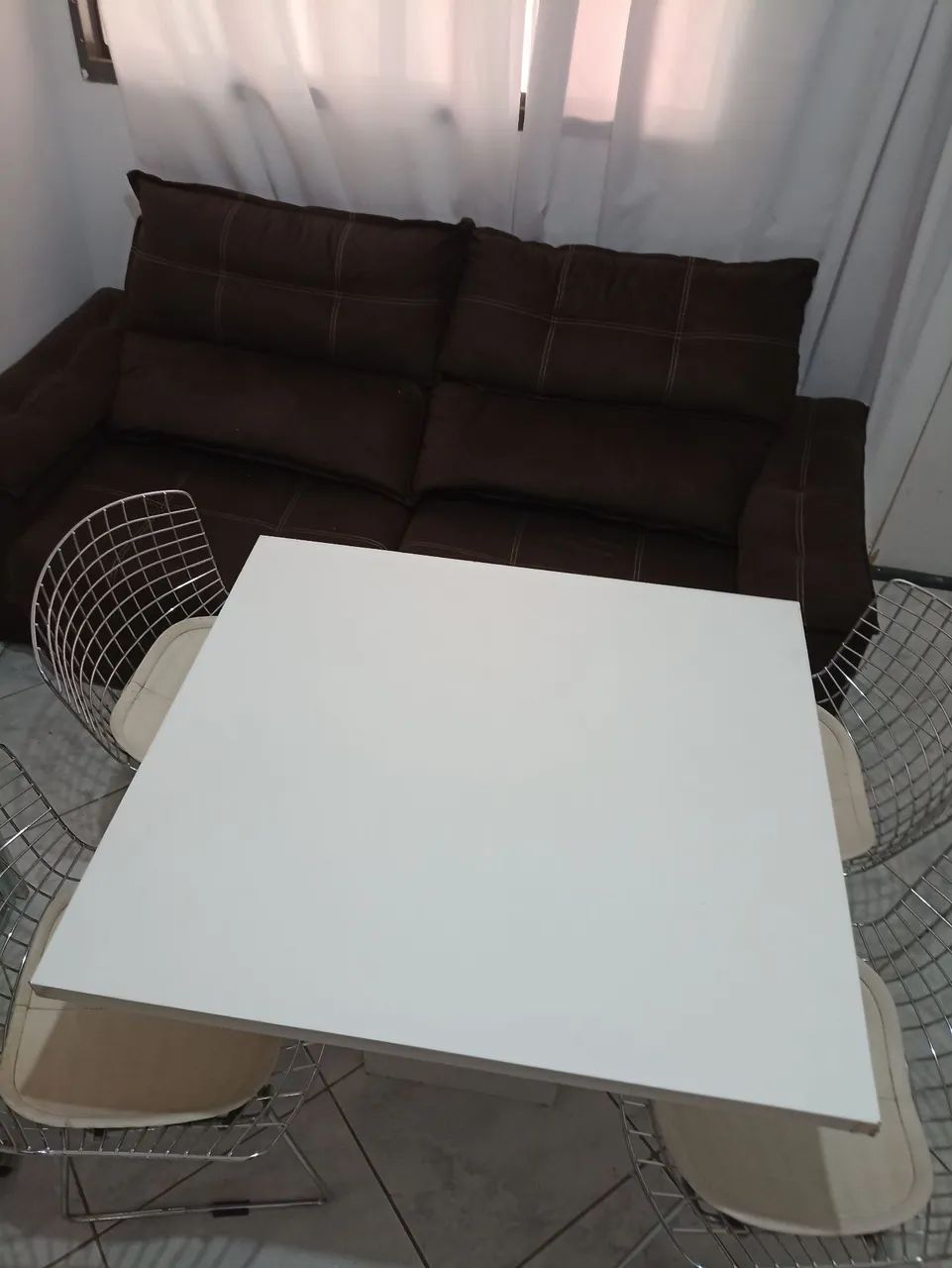 Mesa com quatro cadeiras watts * - Foto 2