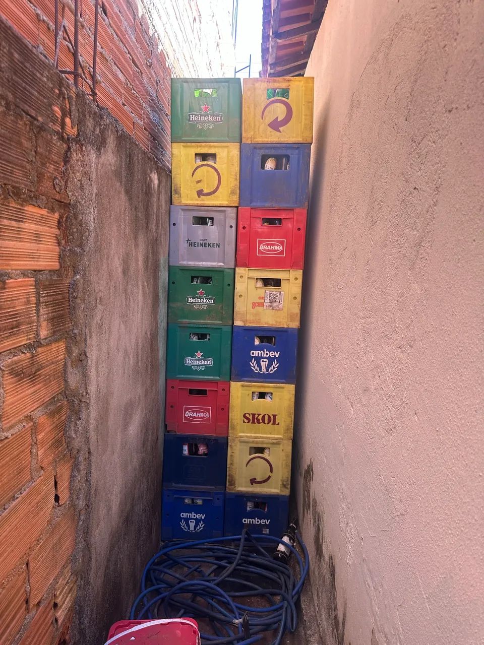 Engradados de cerveja 