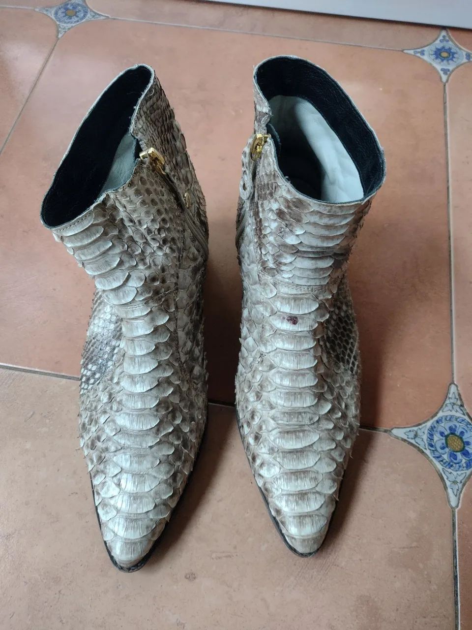 Bota em couro Phyton  - Foto 2