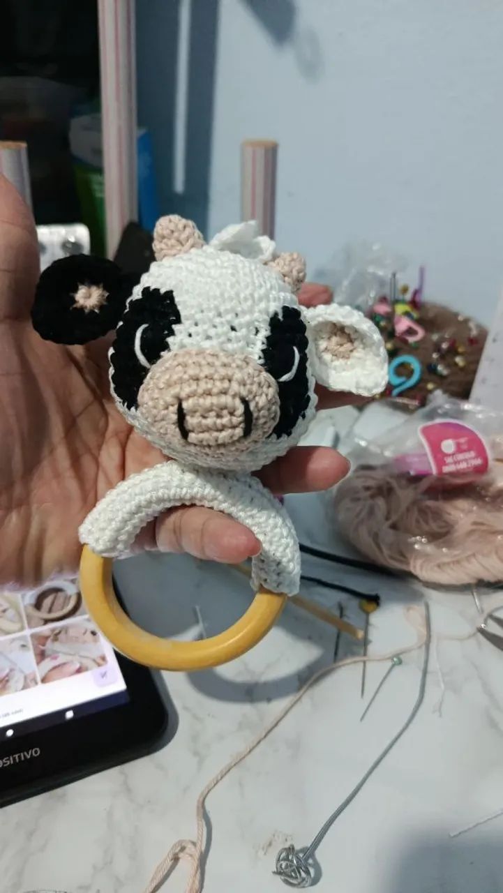 Chocalhos em amigurumi  - Foto 2