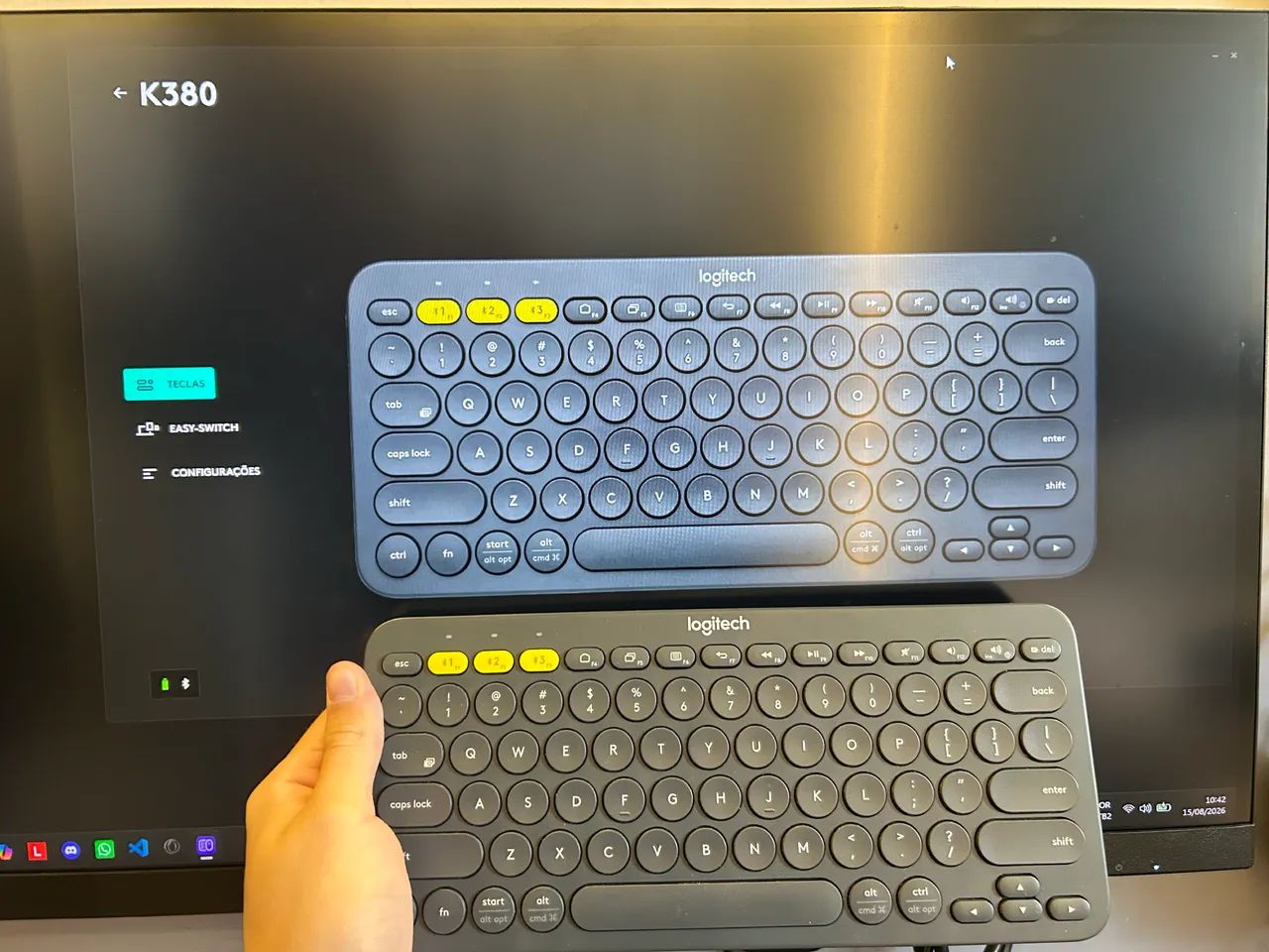 Teclado Bluetooth Logitech K380