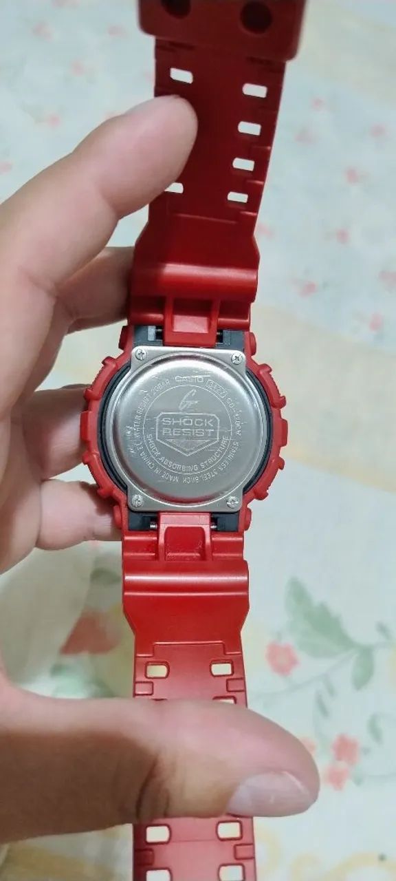 Relógio Casio GShock Vermelho Camuflado  - Foto 3