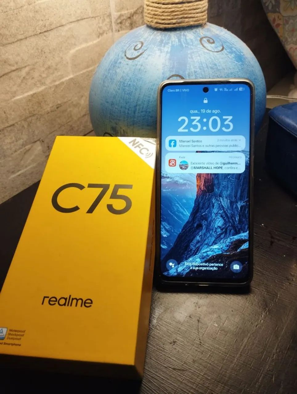 Imperdível !! Vende-se Realme C75 256G /8+8 Ram NFC a prova d'água e de impacto. - Foto 2