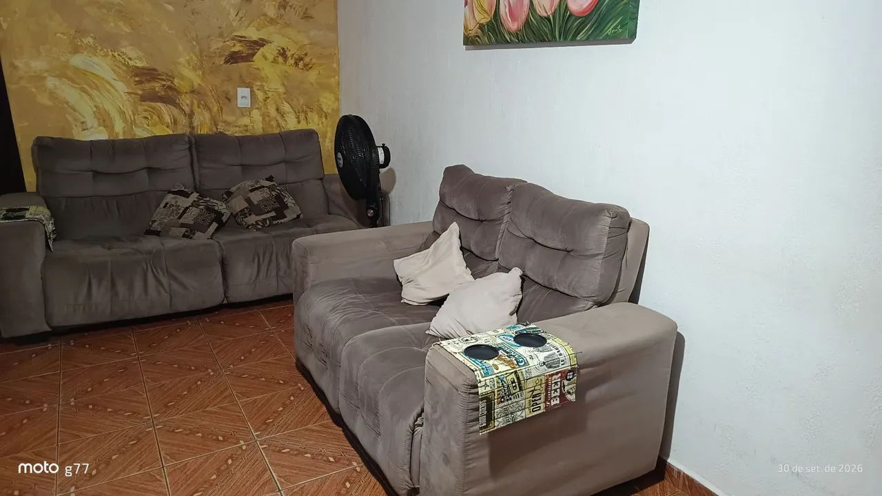 Sofá 3 e 2 lugares (  PASSO CARTÃO )  - Foto 2