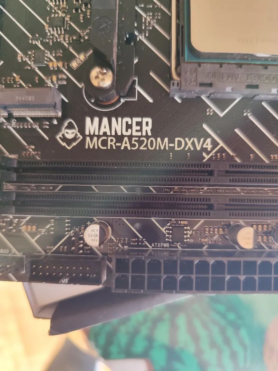 Placa mãe A520M +processado ryzen 5 500 - Foto 2