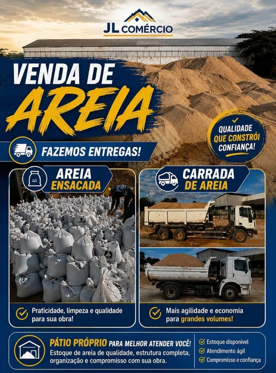 AREIA ENSACADA