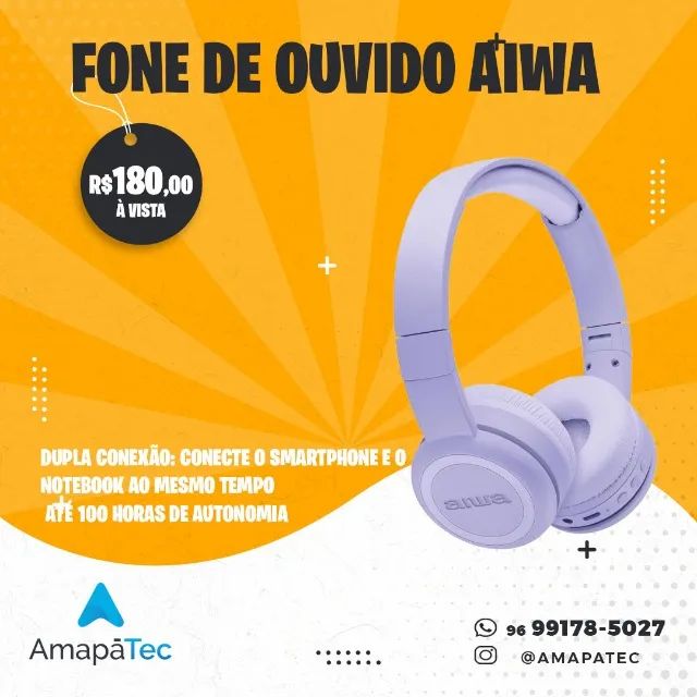 FONE DE OUVIDO AIWA - Foto 2