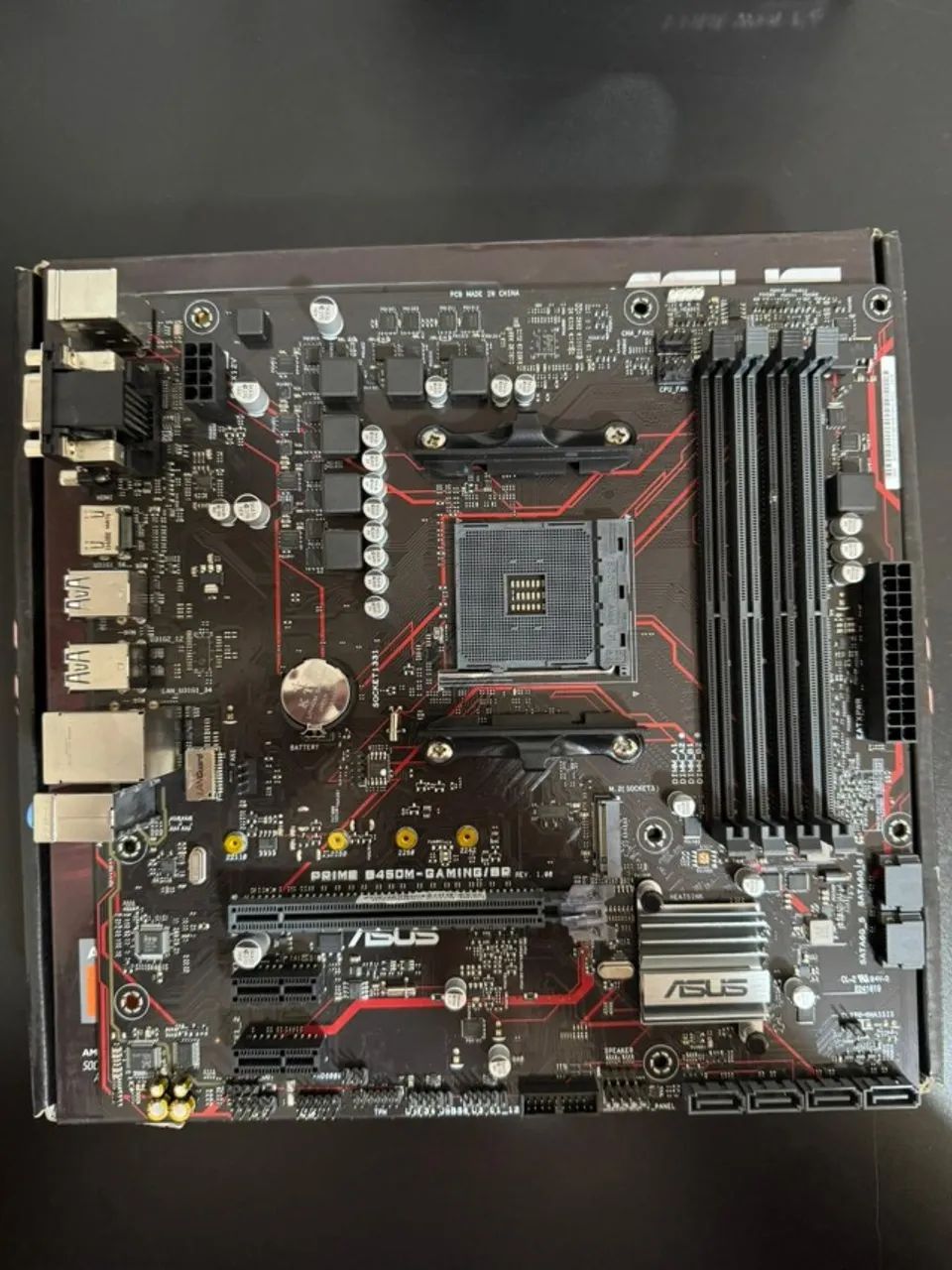 Placa-mãe ASUS Prime B450M Gaming/BR - Foto 2