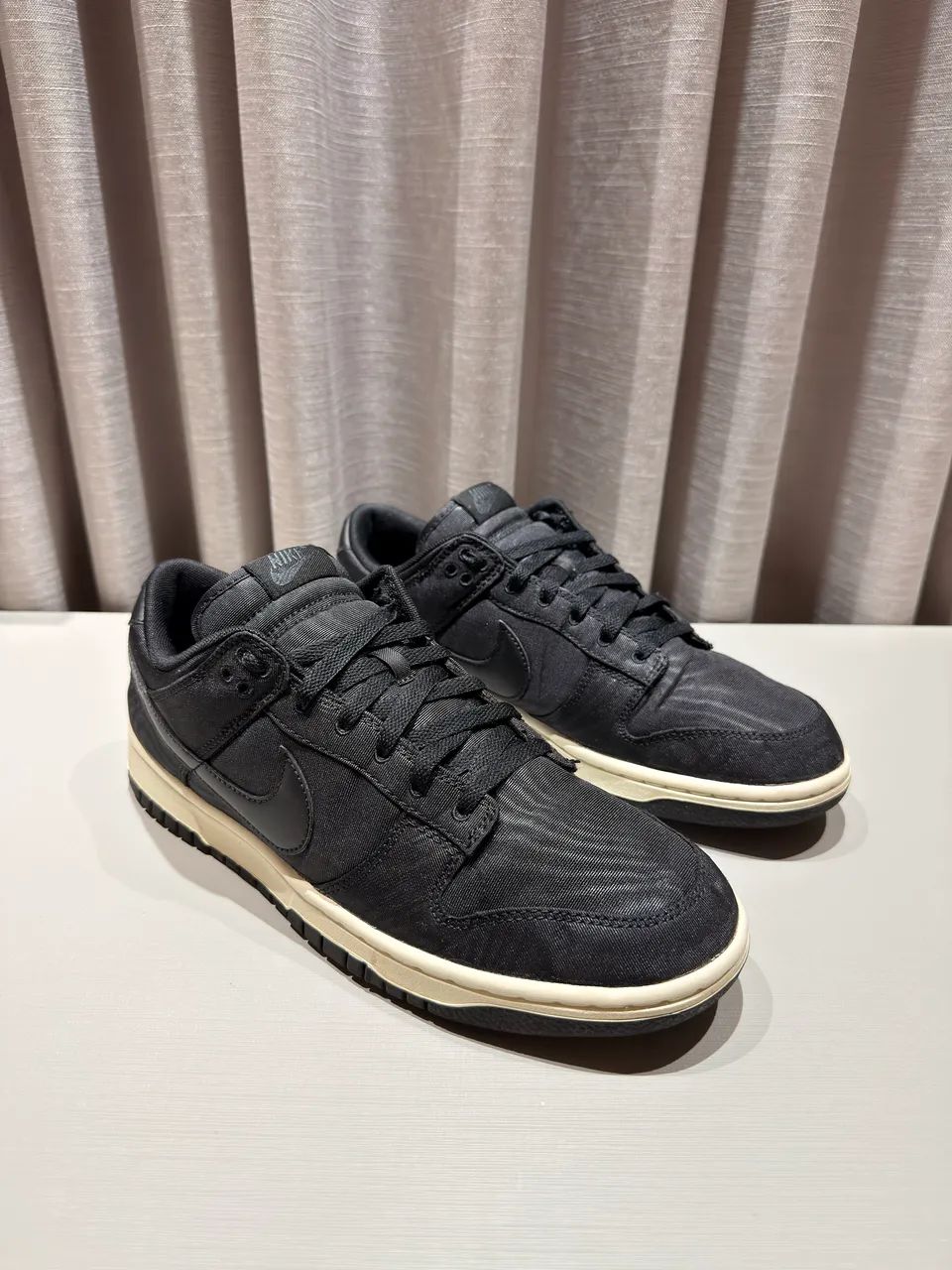 Tênis Nike Dunk Low Black Canvas - Foto 2