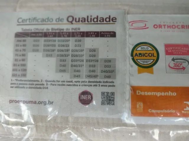 COLCHÃO ORTHOCRIN ROYAL SAÚDE D33 - CASAL