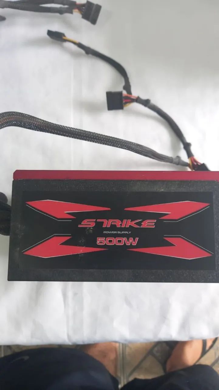 Fonte Aerocool Strike-X 500W 80 Plus Bronze - Semi Modular - Foto 3