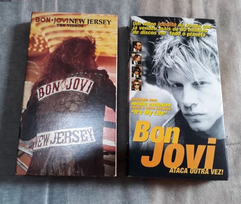 2 Fitas VHS Bon Jovi originais  - Foto 4