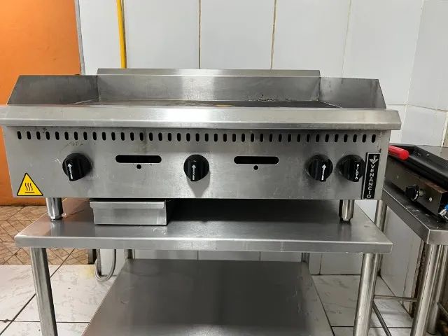 Bifeteira Chapa A Gás Lanche Venâncio Inox 90cm Linha Prime - Foto 2