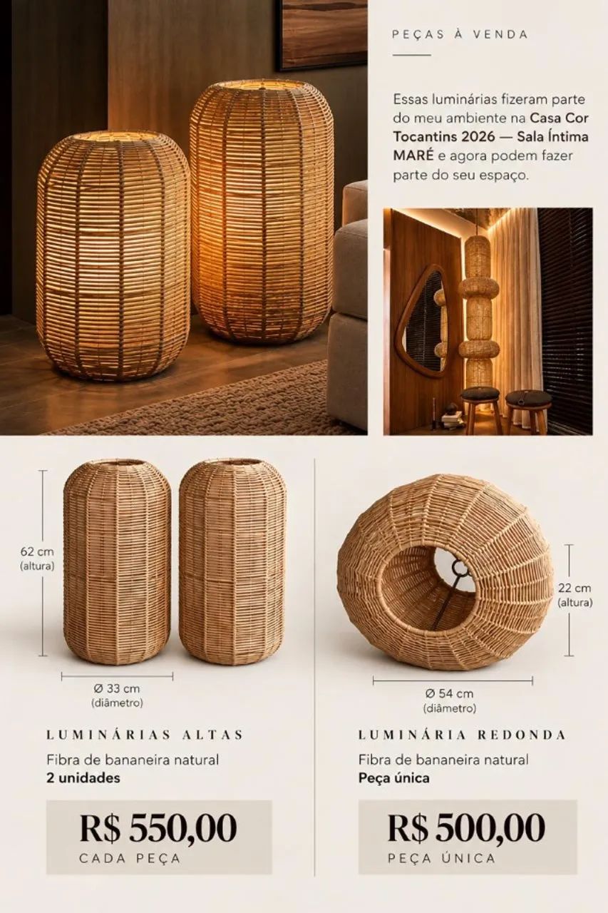 Luminárias Pendentes