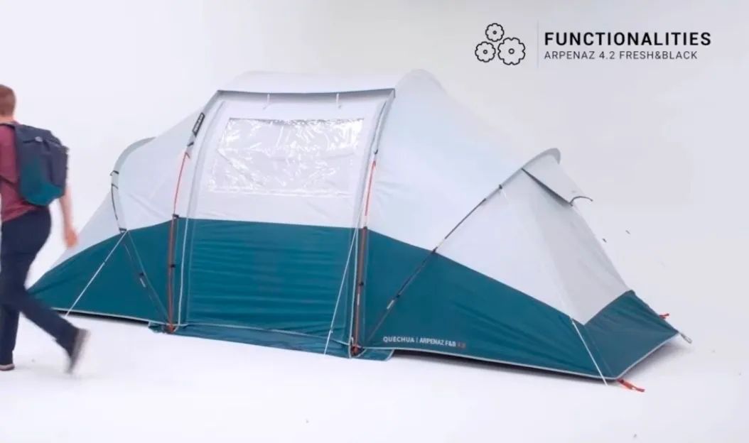 Barraca Quechua Arpenaz 4.2 Fresh&black  - Foto 3