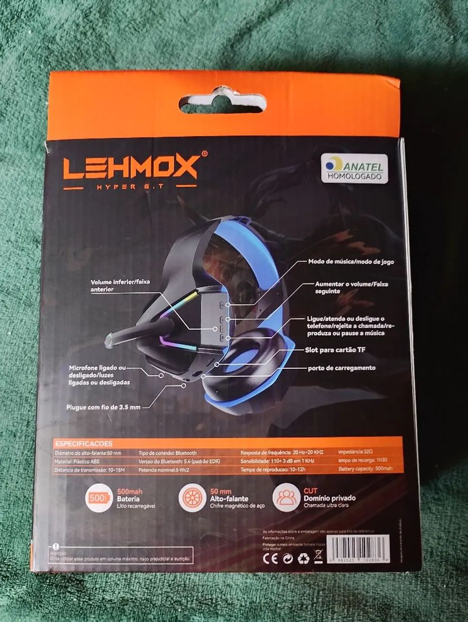 Fone de Ouvido Profissional para Games - Bluetooth  - Foto 2