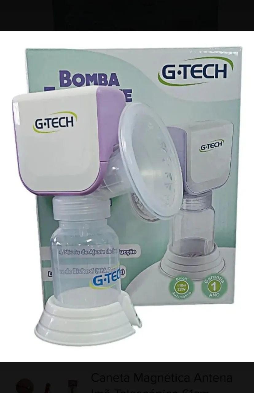 Bomba Extratora de Leite Smart Elétrica G-Tech 